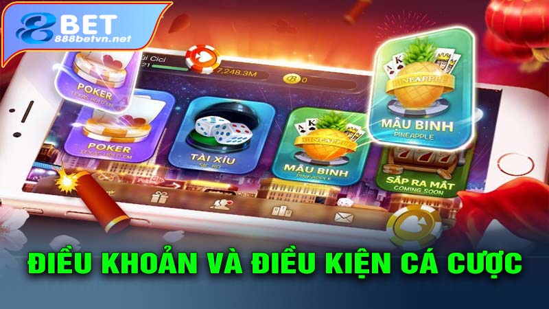 Điều khoản và điều kiện cá cược tại nhà cái 888b